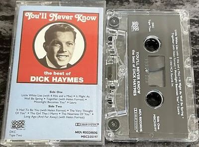Dick Haymes You'll Never Know - The Best Of Dick Haymes Audio Cassette Tape 2/2 - Image 1 of 4