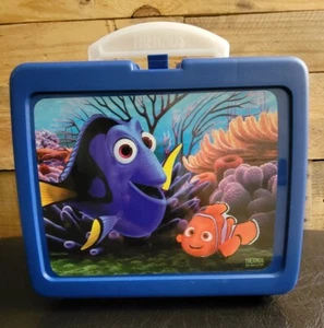Pixar Finding Nemo Dory Hard Lunch Box School Travel Blue Made In USA No Thermos - Picture 1 of 9