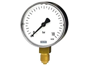 7386464 Manometer Klasse: 1,6 100mm Gewinde: G 1/2 B 0-16bar -20-60°C WIKA - Picture 1 of 1