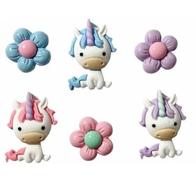 Unicorn Playtime - Shelly's Buttons - Flat Back Embellishments - Craft Scrap - Image 1 of 2