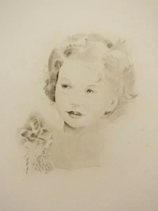 Mariette Lydis - jeune fille - eau forte ou lithographie Carmen Guillard 1939 - Imagen 1 de 3
