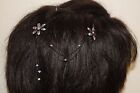 Diamante Rhinestone Head Clip Hair Claw Comb Bridal Prom Costume Jewellery