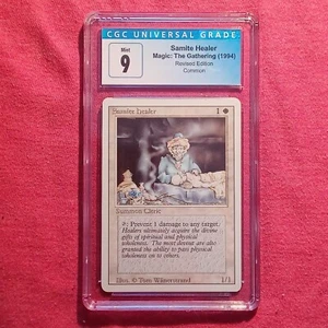 Magic The Gathering MTG Revised: Samite Healer - CGC 9 Mint - Picture 1 of 2
