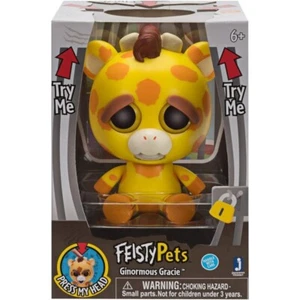 Feisty Pets Ginormous Gracie™️ Giraffe 4-Inch Toy Collectible Figure - Picture 1 of 4