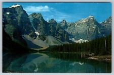 Moraine Lake, Valley Of The Ten Peaks, Banff National Park Alberta Postcard