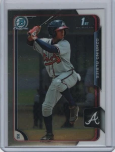 2015 Bowman Draft Chrome 1st Bowman #BCP71 Ozzie Albies RC - Picture 1 of 1