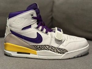Nike Air Jordan Legacy 312 Lakers White Purple Gold Men’s Size 10.5 - Picture 1 of 13