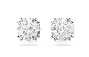 Swarovski Stilla Ohrstecker Rundschliff, weiß, rhodiniert 5636712 - Bild 1 von 5