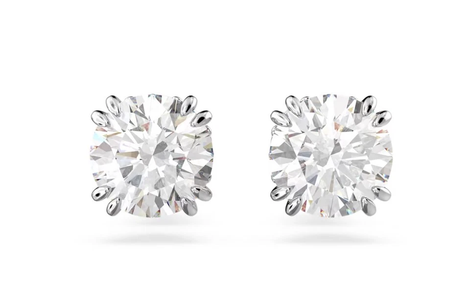 in Gift Box SWAROVSKI Brand 5636712 Rhodium Pave Constella Stud Earrings