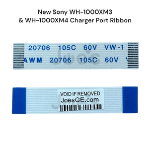 New Sony WH-1000 XM3 XM4 USB-C Charger Port PCB Ribbon Flex Cable Replacement - Picture 1 of 1