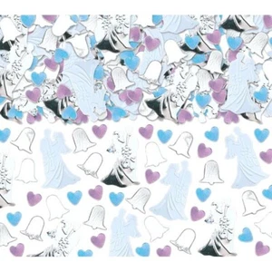 Wedding Confetti Bridal Shower Confetti Bride Groom Confetti Table Scatter - Picture 1 of 1