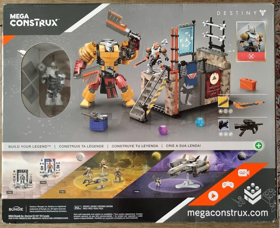 Destiny Cabal Gladiator Battle - Mega Construx - DXD73 - NUEVO EN CAJA Sellado Foto 1 de 2