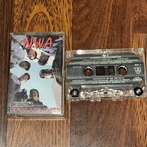 Vintage NWA Straight Outta Compton Cassette Tape Ruthless Records 1988 - Picture 1 of 7