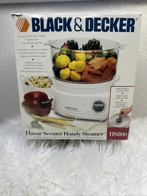 Black & Decker HS800 Flavor Scenter Handy Steamer Rice Cooker NEW FAST SHIP READ - Image 1 of 3