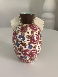 Boch Freres Art Deco Vase, Cca 1920s Belgium - Picture 1 of 6