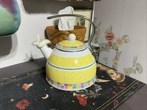 Villeroy & Boch Twist Alea Yellow Limone Teekessel Teekanne mit Deckel RAR - Bild 1 von 9