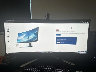 Dell Alienware AW3821DW 38” Curved Gaming Monitor – Ultrawide QHD+ 144Hz G-SYNC - Image 1 of 2