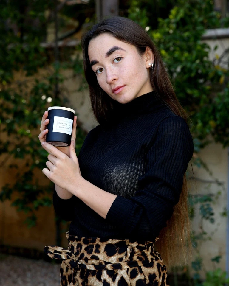 Vela Aromática De Naranja - Imagen 1 de 3