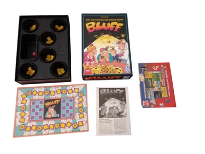 Bluff Gesellschaftsspiel Brettspiel vollständig gebraucht 1993 - Bild 1 von 3