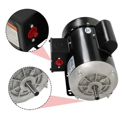 Farm Duty Single Phase Motor 1725RPM 115V/230V 56 Frame 13.6/6.8A 1 HP - Image 1 of 4