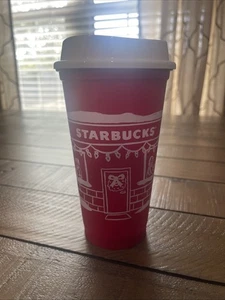 1 Neu 2025 Starbucks Red Cup Day Weihnachten 16oz Holiday Red Mehrweg Kaffee - Bild 1 von 4