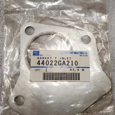 1985-1990 GL, DL, Loyale, XT Subaru 44022GA210 Turbo Inlet Gasket New, NOS - Image 1 of 2