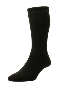 HJ Men's Wool Diabetic Socks in 5 Colour Options, 6-13 - Imagen 1 de 16