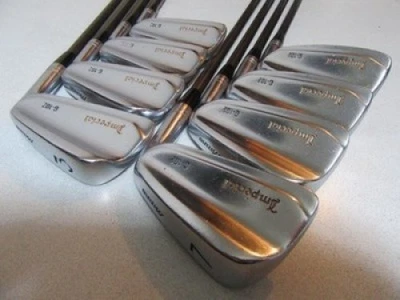 Mizuno Imperial G-102 Iron Set 8pcs 3-10 Carbon Shaft Flex R Muscle Back Rare - Image 1 of 4