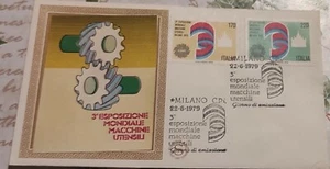 ITALIA 1979 - FDC Terza esposizione mondiale di macchine utensili - Foto 1 di 2