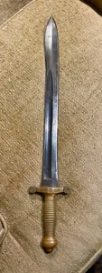 Antique Russian Imperial M 1847 Tesak. Sawback pioneer short sword. - Picture 1 of 10