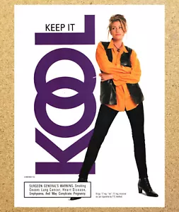 Keep it Kool Women Cigarette Tobacco - Magazine Print Ads Ephemera Art 1993 - Picture 1 of 3