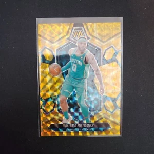 2023-24 Mosaic Hornets Miles Bridges #108 Reactive Yellow Prizm L37 - Picture 1 of 2