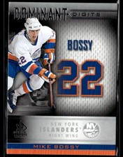 2020-21 SP Signature Edition Legends Dominant Digits Mike Bossy New York