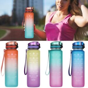 Motivational 1 Litre Leak-proof Water Bottle Drinking Cups with Time Maker