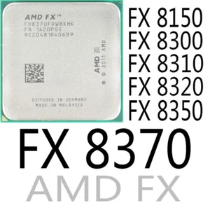 AMD Series FX 8150 FX 8300 FX 8310 FX 8320 FX 8350 FX 8370 AMD FX Processor CPU - Picture 1 of 7