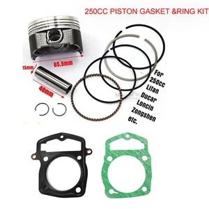 250CC PISTON KIT SET RINGS 65.5mm For Atomik Thumpstar DIRT BIKE ATV QUAD ENGINE - Picture 1 of 6