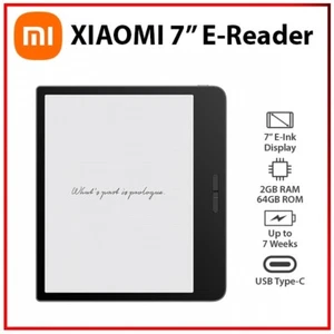 (New) 7" Xiaomi E-reader 2GB RAM + 64GB ROM E-Ink Dual Battery Android E-book - Picture 1 of 17