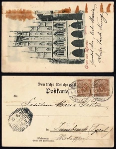 Germany cover from Munster 1899 to innsbruck Austria - Picture 1 of 3