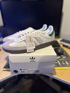 Kith x Adidas Samba OG Classics Program White Green Gold | Size 11.5 | FX5398 - Picture 1 of 3
