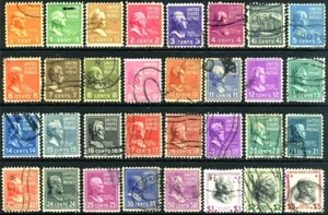US-Briefmarke reguläre Ausgaben gebraucht, F/VF Scott # 803-34 - Bild 1 von 1