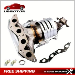 Exhaust Manifold W/ Catalytic Converter Header For 01-05 Honda Civic 4 cyl 1.7L - Picture 1 of 5