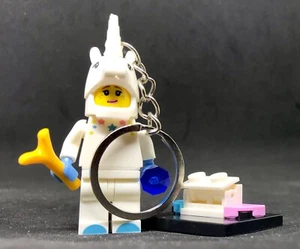 LEGO © KEYCHAIN UNICORN GIRL LOVELY - THE GIFT 🎁 - - Picture 1 of 6