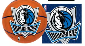 Dallas Mavericks Basketball Party Teller und Serviette Konvolut Portionen 16 - Bild 1 von 1