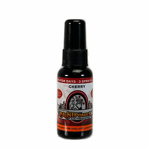 BluntPower 1 oz Glass Bottle Oil Based Air Freshener & Oil Burner, Cherry Scent
