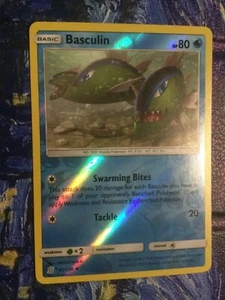 Pokemon Rare Reversed Foil Basculin Unified Minds #43/236 Near Mint - Picture 1 of 1