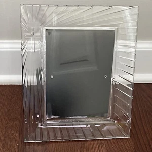 Waterford Crystal Frame 5 x 7 Photo Communion Baptism Religious Christening Flaw - Picture 1 of 10