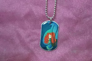 Disney Ariel dog tag necklace #19 - Picture 1 of 1