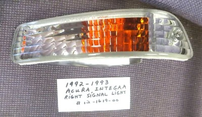 Luz de luz de señal lateral derecho del pasajero Acura Integra 1992-1993 nueva Foto 1 de 4