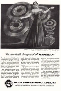 1949 RCA: Madame X Vintage Print Ad - Picture 1 of 1