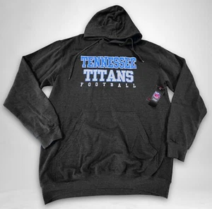 Fanatics TENNESSEE TITANS NFL Long-Sleeve Gray Hoodie Sweatshirt - Men's 2XL NEW - Picture 1 of 9